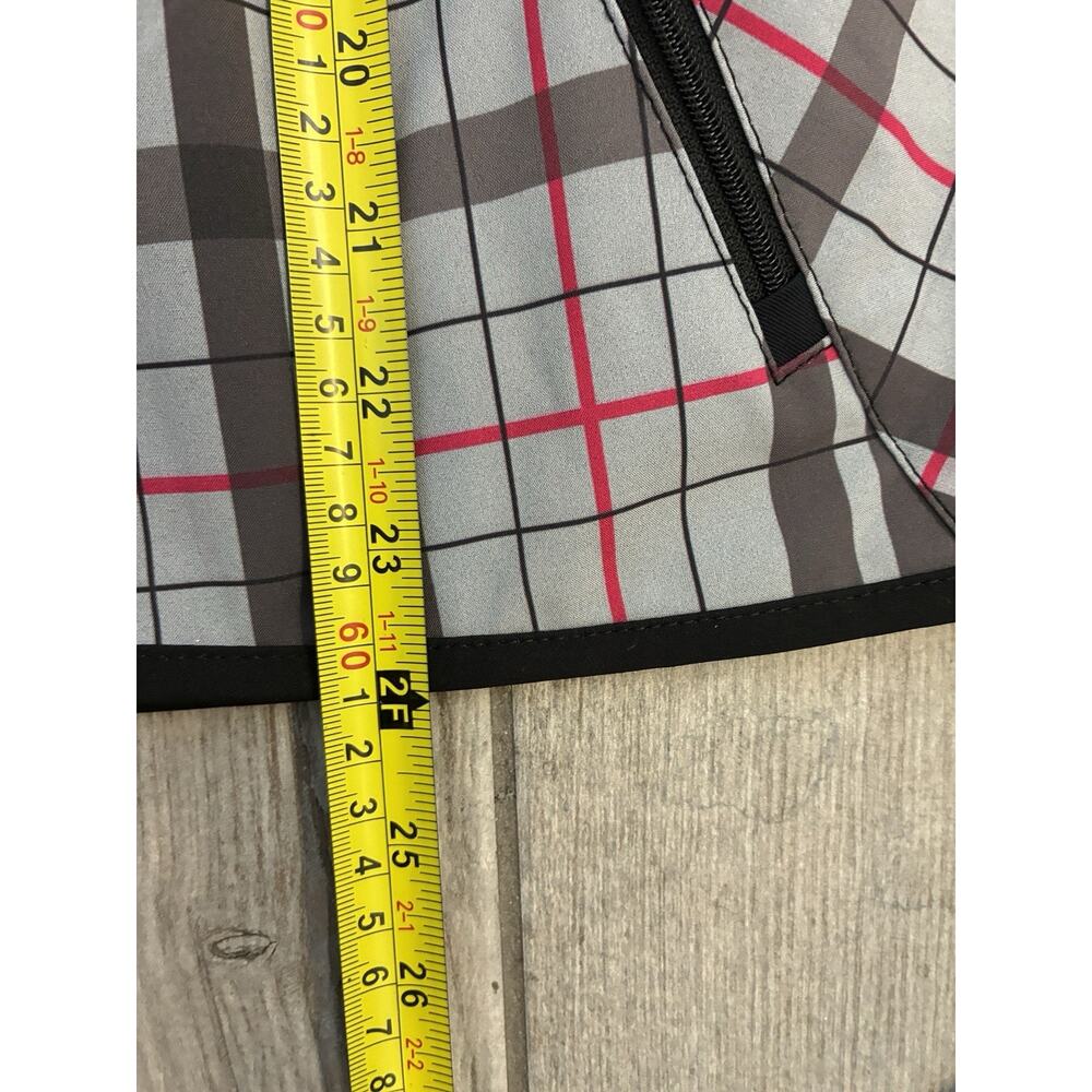 Arista Equestrian Limited Edition Womens Riding Vest Plaid Gray Pink Small - Picture 6 of 8
